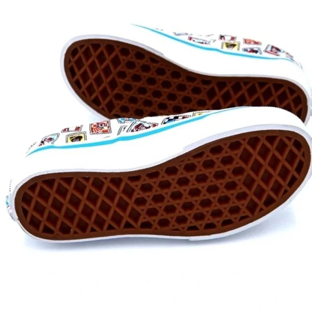 Vans X Where's Waldo | Era Postage Skate Shoe Kids Boy/Girl - Picture 3 of 10